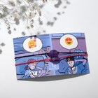 Браслеты "Неразлучники" "Аметист" на красной и чёрной нитях - фото 805528063