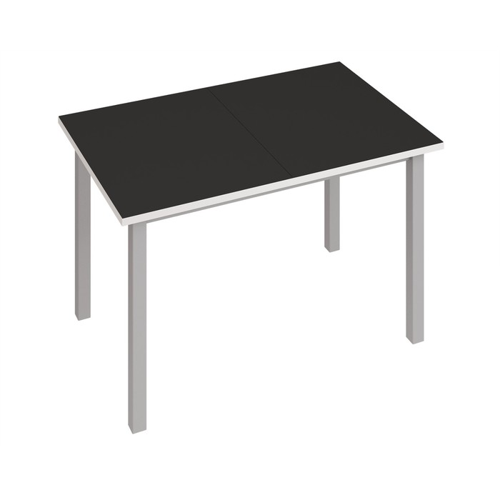 Раздвижной стол «Фристайл 3», 1000/1420×632×745 мм, ЛДСП / стекло / металл, цвет чёрный - Фото 1