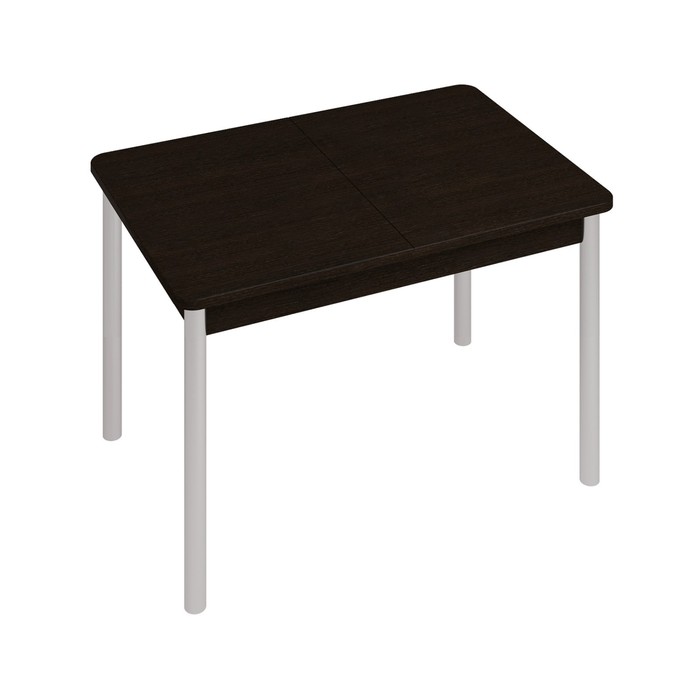 Раздвижной стол «Ирбис», 980(1420)×660×750 мм, ЛДСП / металл, цвет венге