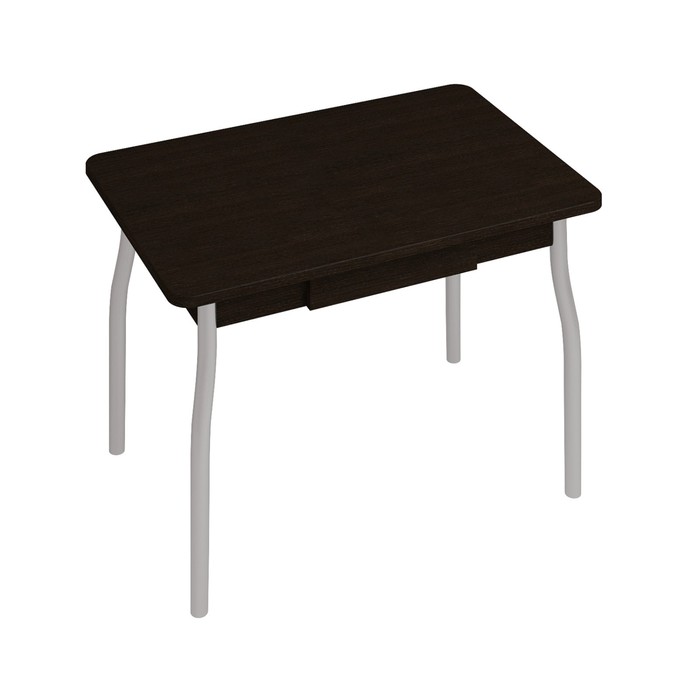 Обеденный стол «Орфей 7», 902×602×751 мм, c ящиком, ЛДСП / металл, цвет венге