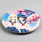 Тарелка одноразовая бумажная "Аниме", 18 см (комплект 10 шт) - фото 24369273