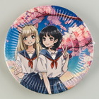 Тарелка одноразовая бумажная "Аниме", 18 см (комплект 10 шт) - фото 24369276