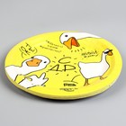 Тарелка одноразовая бумажная «Гусь», 18 см - Фото 3