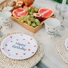 Тарелка одноразовая бумажная Happy Birthday, 18 см - Фото 7