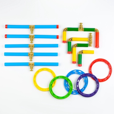 Кольцеброс «Цереус», 5 стоек, 10 колец, 90 см