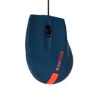 Мышь CANYON M-11, проводная, оптическая, 1000 dpi, USB, 1.5 м, синяя - фото 51310530 Мышь CANYON M-11, проводная, оптическая, 1000 dpi, USB, 1.5 м, синяя - фото 51310530