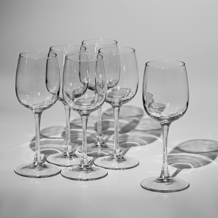 Набор стеклянных бокалов для вина «Аллегресс», 300 мл, 6 шт - Фото 1