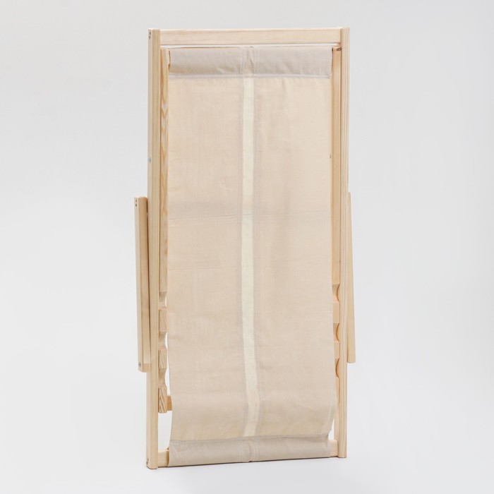 Шезлонг с тканью складной, 60×120×75см, хвоя - фото 1882703706