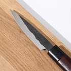Нож овощной с деревянной ручкой, лезвие 9 см - фото 4379971