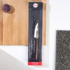 Нож овощной с деревянной ручкой, лезвие 9 см - Фото 3