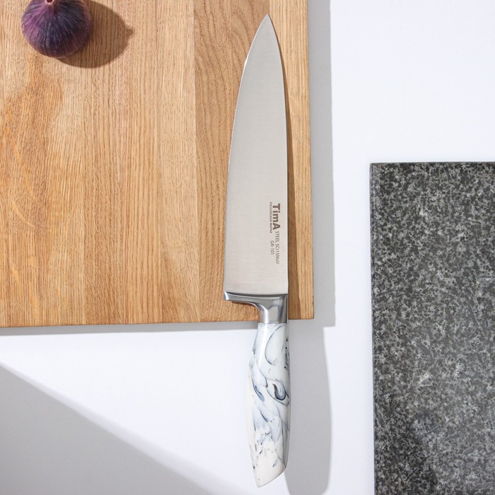 Нож кухонный GRANIT, шеф, лезвие 12 см - Фото 1