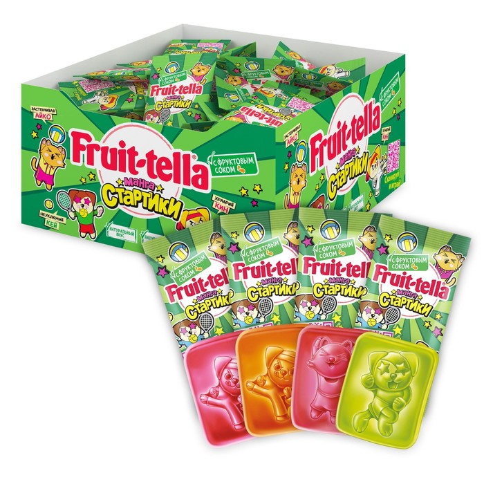 Мармелад жевательный Fruittella 2Д-Мини "Манга Стартики" 10 г - Фото 1
