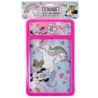 Доска для рисования с маркером-стиралкой, Минни и Единорог, розовый - фото 24515176