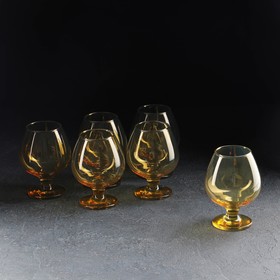 Набор бокалов для бренди «Дюшес», стеклянный, 385 мл, набор 6 шт