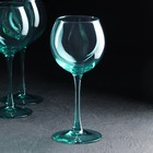 Набор бокалов для вина «Волна», стеклянный, 350 мл, 6 шт - Фото 2