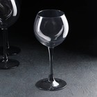 Набор бокалов для вина «Графит», стеклянный, 350 мл, 6 шт - фото 42267903