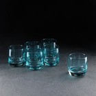 Набор стаканов «Бирюза», стеклянный, 300 мл, 6 шт - фото 319473165