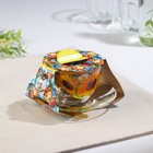 Чайная пара «Подсолнух»,стеклянная, чашка+блюдце, 200 мл, d=92 мм - фото 4379994