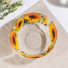 Салатник «Подсолнух», 700 мл, стекло, жёлтый, прозрачный - Фото 2