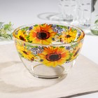 Салатник «Подсолнух», стеклянный, большой, 1500 мл - Фото 1