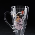 Кружка стеклянная «Горожанка», для капучино, 250 мл, МИКС - фото 25324547