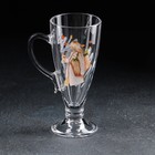 Кружка стеклянная «Горожанка», для капучино, 250 мл, МИКС - фото 25324550