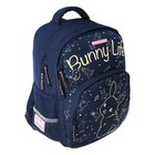 Рюкзак школьный Bruno Visconti, 40×30×19 см, эргономичная спинка, 12-002 BUNNY LIFE, синий - Фото 7