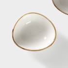 Салатники Magistro «Церера», набор 2 шт., 15.3×13×5.5 см, фарфор, белые - Фото 4