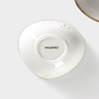 Салатники Magistro «Церера», набор 2 шт., 15.3×13×5.5 см, фарфор, белые - Фото 6