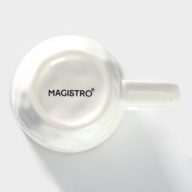 Кружки Magistro «Церера», набор 2 шт., 400 мл, фарфор, белые