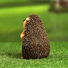 Садовая фигура из полистоуна «Ежик с мухомором», 11×8×9 см - Фото 6