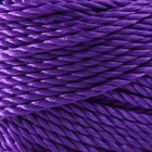 Нить кручёная 3-х прядная полипропиленовая, d=1.1 мм 100 м (фиолетовый) - Фото 3
