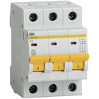 Выключатель автоматический IEK MVA20-3-002-C 3п, 2А, 4.5кА - фото 294004846