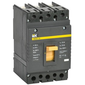 Выключатель автоматический IEK SVA30-3-0160 3п, 160А, 35кА
