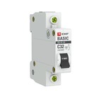Выключатель автоматический EKF mcb4729-1-32C 1п, 32А, 4.5кА - фото 4060595