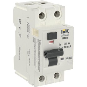 Выключатель дифференциального тока IEK AR-R10N-2-025C030 2п, 25А, 30мА, тип AC 9701911