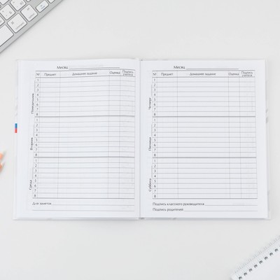 Дневник школьный 5-11 класс «Россия», твердая обложка 7БЦ, глянцевая ламинация, 48 листов