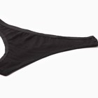 Набор женских трусов стринги (3 шт.), цвет чёрный/бежевый, размер 46 (L) - Фото 3