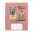 Тетрадь 12 листов в клетку Calligrata "Снова в школу", обложка мелованная бумага, ВД-лак, блок офсет, белизна 95%, МИКС (комплект 10 шт) - фото 24365768