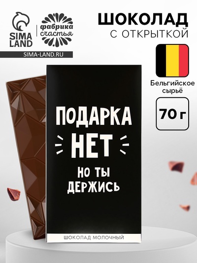 Шоколад молочный «Подарка нет», 70 г
