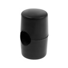 Боек для киянки, черная резина, диаметр отверстия 23 и 27 мм, 280 г - фото 281268501