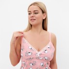 Ночная сорочка женская, цвет розовый, размер 48 9631534