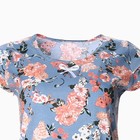 Ночная сорочка женская, цвет серо-голубой, размер 44 9631537