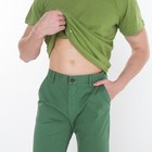 Шорты мужские, цвет тёмно-зелёный, размер 46 (30) - Фото 2