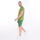 Шорты мужские, цвет тёмно-зелёный, размер 48-50 (33) 9670598 - фото 14186820