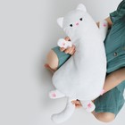 Мягкая игрушка-подушка «Кошечка Молли», 49 см, цвет белый - фото 9386017