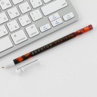 Ручка пластик с колпачком «Золотой учитель», синяя паста, шариковая 0,5 мм. - Фото 5