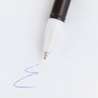 Ручка пластик с колпачком «Золотой учитель», синяя паста, шариковая 0,5 мм. - Фото 6