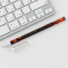 Ручка пластик с колпачком «Золотой учитель», синяя паста, шариковая 0,5 мм. - Фото 2