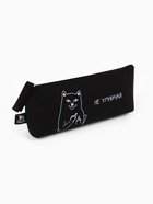 Пенал школьный, текстиль, 20×8×3 см «Не умничай» - Фото 5